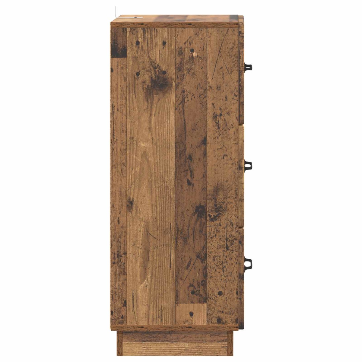 vidaXL Ντουλάπι με Συρτάρια Παλαιωμένο ξύλο 33 x 34,5 x 87 εκ.