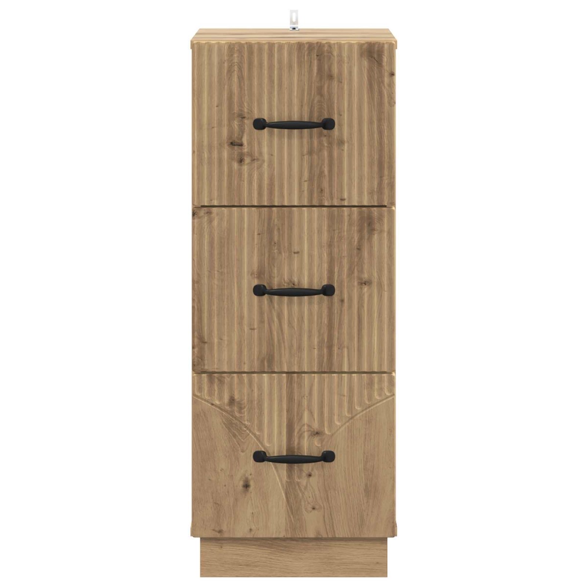 vidaXL Ντουλάπι με Συρτάρια 33 x 34,5 x 87 εκ. Επεξεργασμένο Ξύλο