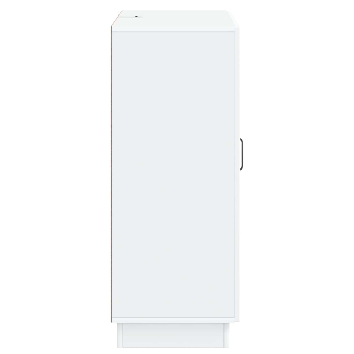 vidaXL Πλαϊνό γραφείο Λευκό 66 x 34,5 x 87 εκ. Επεξεργασμένο Ξύλο