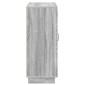 vidaXL Πλαϊνό γραφείο με συρτάρι Γκρι Sonoma 66 x 34,5 x 87 εκ.