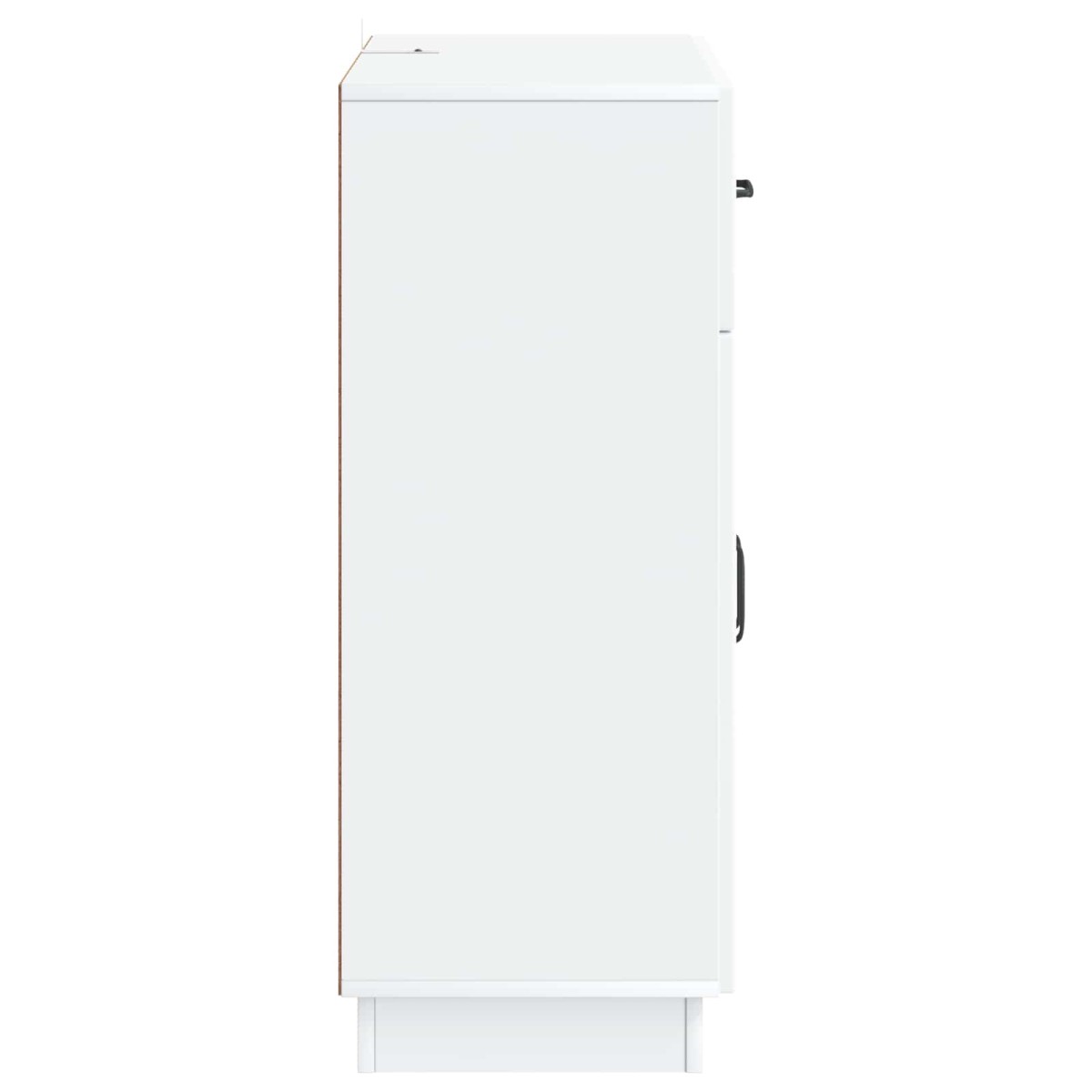 vidaXL Πλαϊνό γραφείο Λευκό 66 x 34,5 x 87 εκ. Επεξεργασμένο Ξύλο