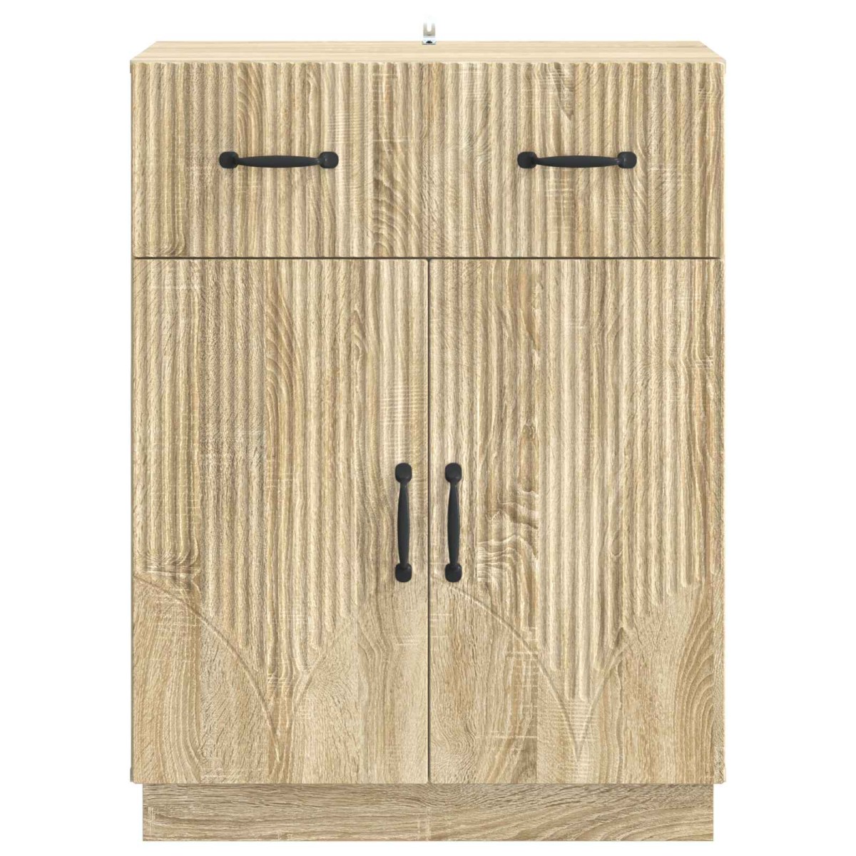 vidaXL Πλαϊνό γραφείο με συρτάρι Sonoma Δρυς 66 x 34,5 x 87 εκ.