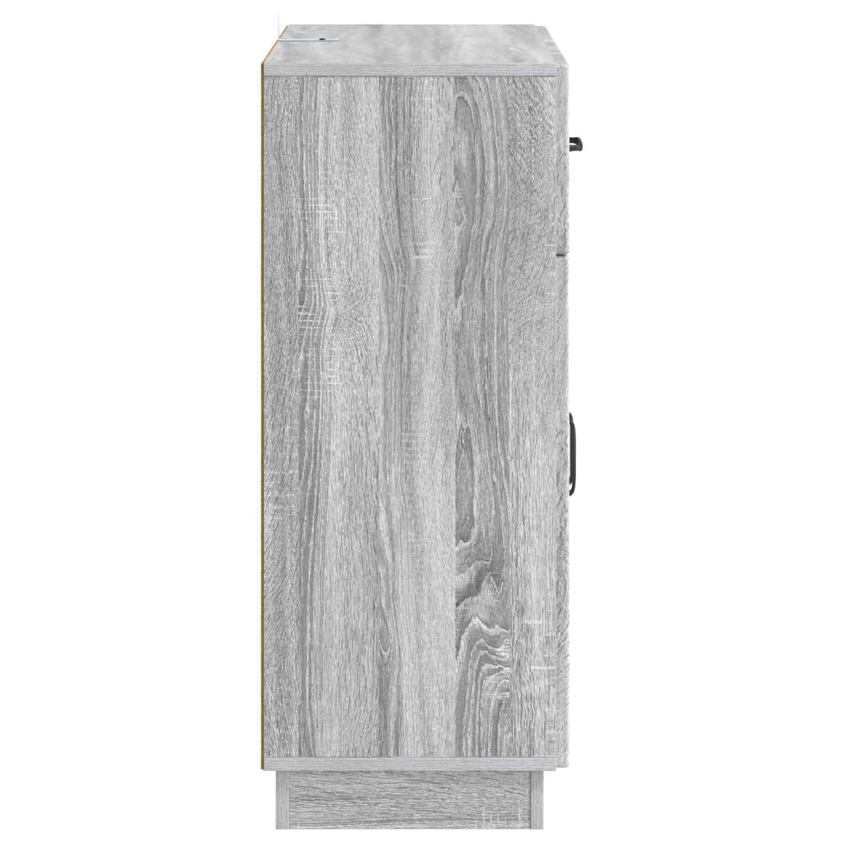 vidaXL Πλαϊνό γραφείο με συρτάρι Γκρι Sonoma 66 x 34,5 x 87 εκ.