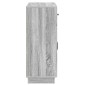 vidaXL Πλαϊνό γραφείο με συρτάρι Γκρι Sonoma 66 x 34,5 x 87 εκ.
