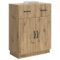 vidaXL Πλαϊνό γραφείο Artisan Δρυς 66 x 34,5 x 87 εκ.