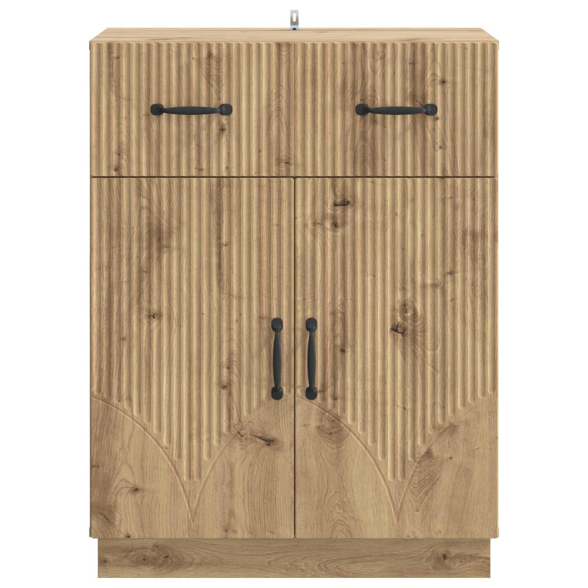 vidaXL Πλαϊνό γραφείο Artisan Δρυς 66 x 34,5 x 87 εκ.