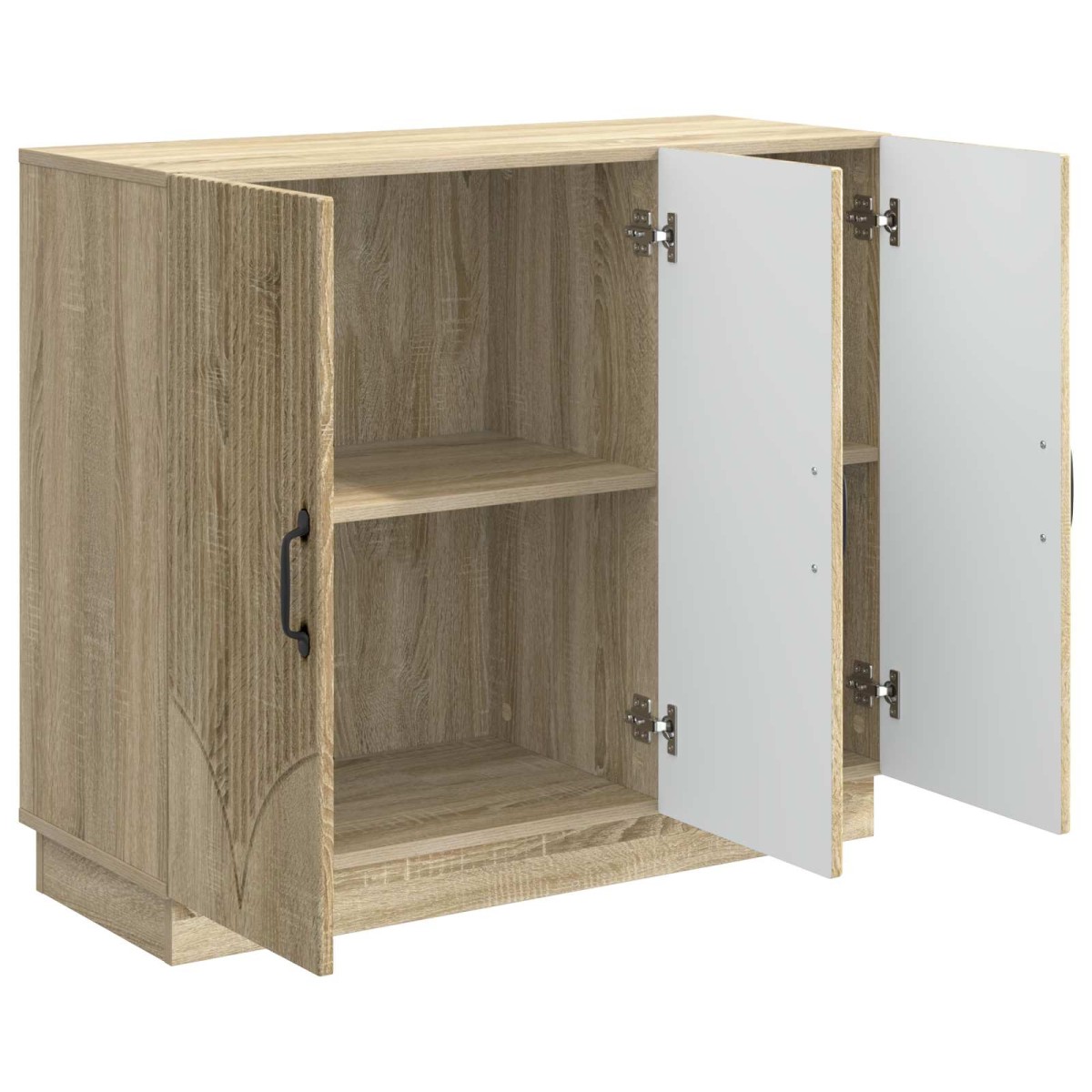 vidaXL Πλαϊνό γραφείο Sonoma Δρυς 89 x 34,5 x 77 εκ.