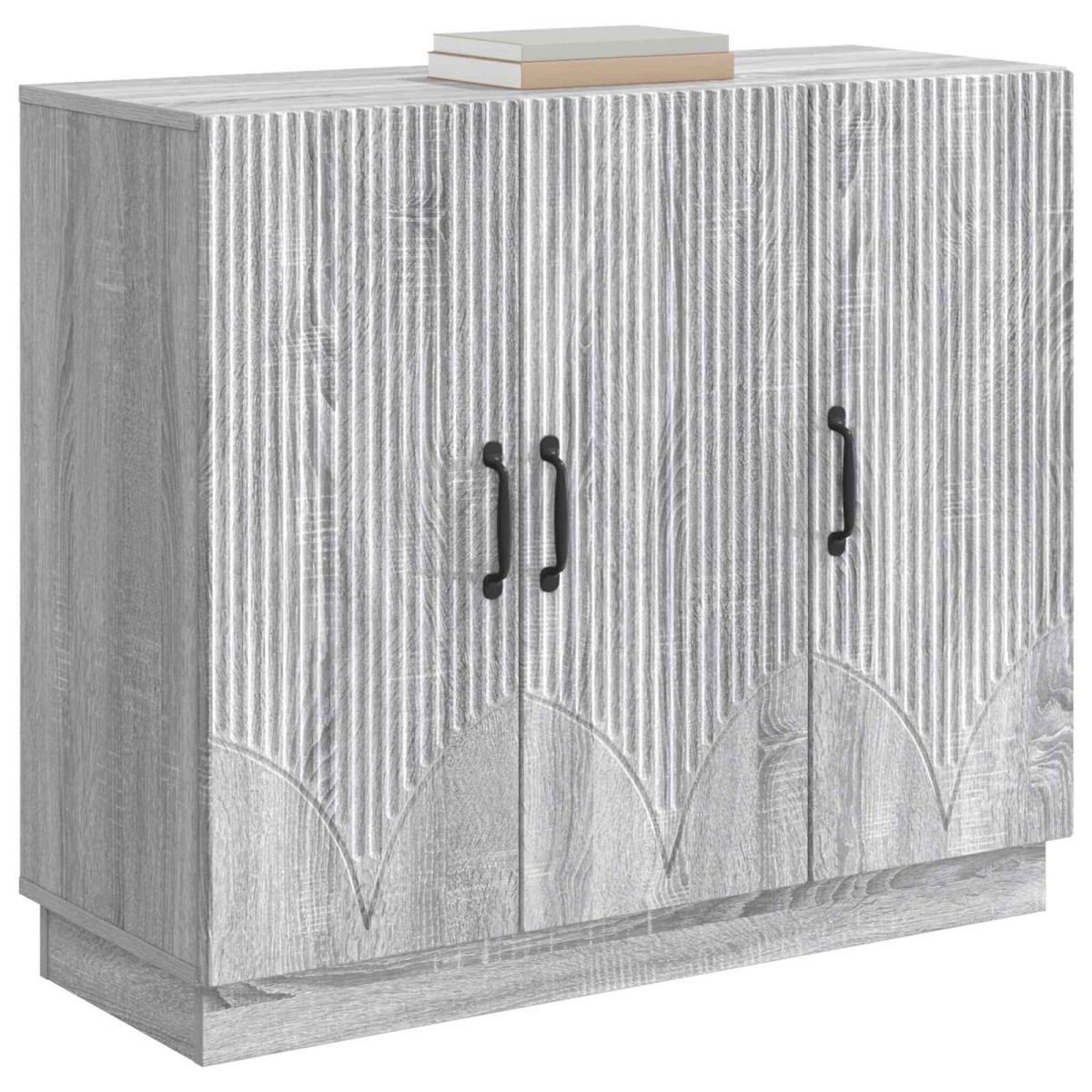 vidaXL Πλαϊνό γραφείο Γκρι Sonoma 89 x 34,5 x 77 εκ.