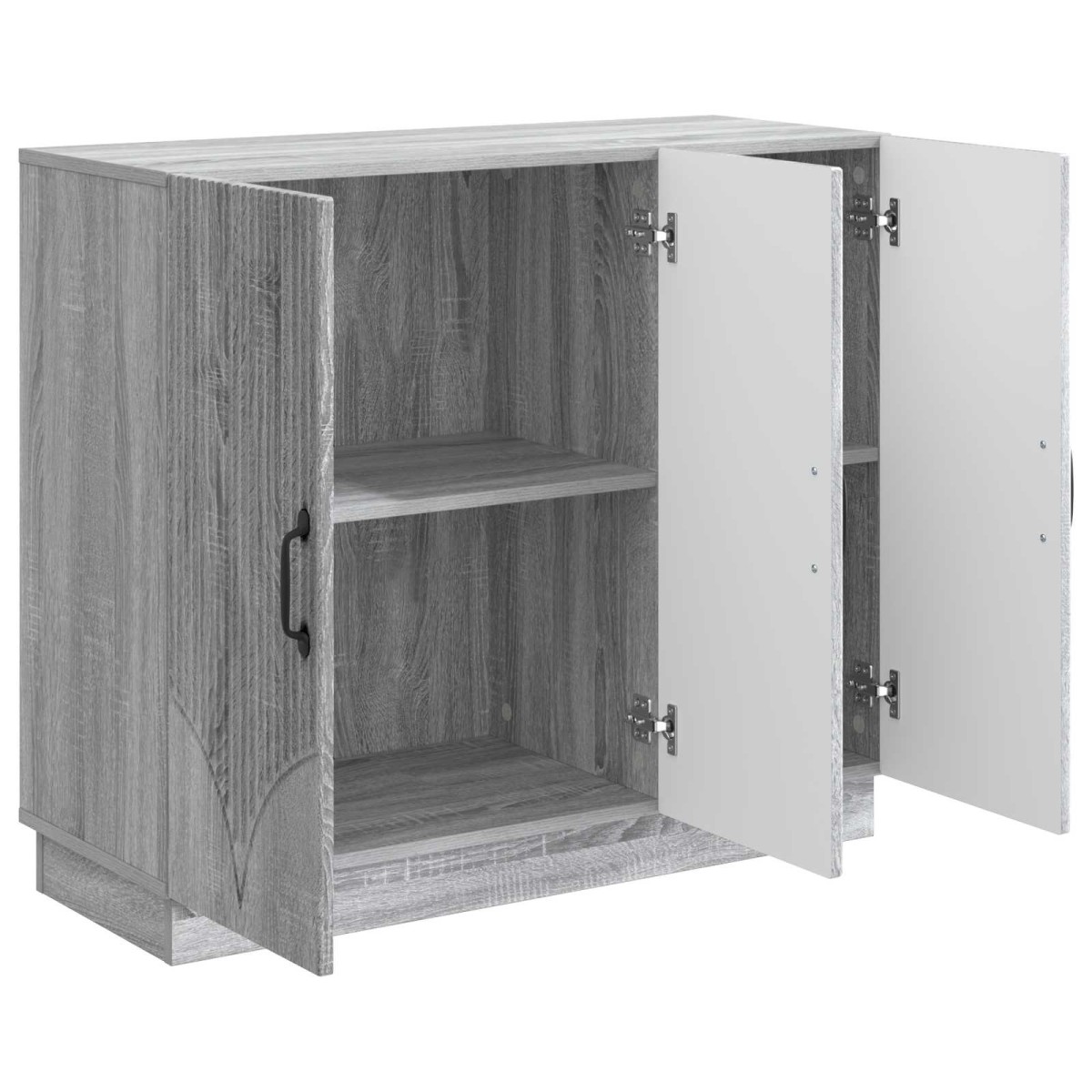vidaXL Πλαϊνό γραφείο Γκρι Sonoma 89 x 34,5 x 77 εκ.