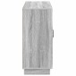 vidaXL Πλαϊνό γραφείο Γκρι Sonoma 89 x 34,5 x 77 εκ.