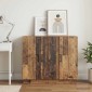 vidaXL Πλαϊνό γραφείο Παλαιωμένο ξύλο 89 x 34,5 x 77 εκ.