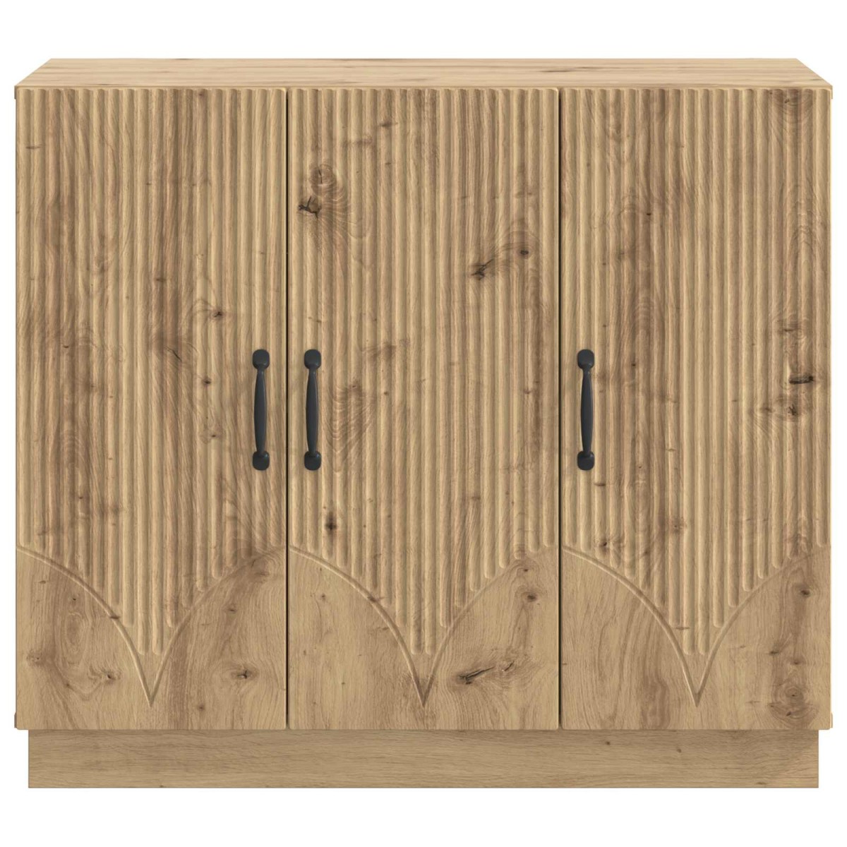 vidaXL Πλαϊνό γραφείο Artisan Δρυς 89 x 34,5 x 77 εκ.