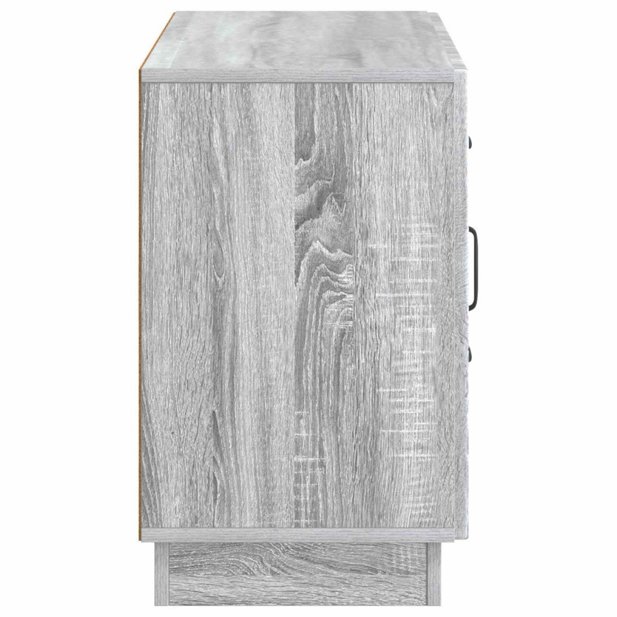 vidaXL Πλαϊνό γραφείο με συρτάρι Γκρι Sonoma 89 x 34,5 x 57 εκ.