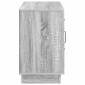 vidaXL Πλαϊνό γραφείο με συρτάρι Γκρι Sonoma 89 x 34,5 x 57 εκ.