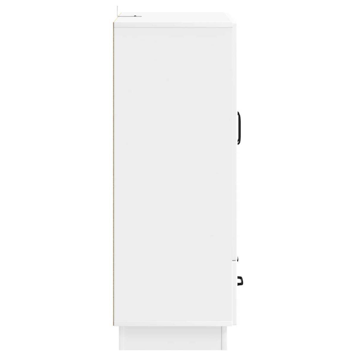 vidaXL Πλαϊνό γραφείο Λευκό 66 x 34,5 x 92 εκ. Επεξεργασμένο Ξύλο