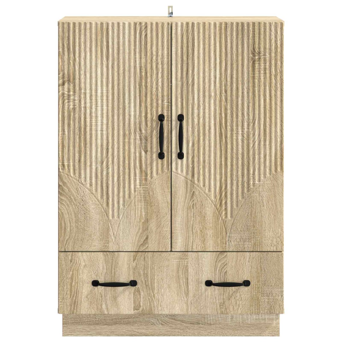vidaXL Πλαϊνό γραφείο με συρτάρι Sonoma Δρυς 66 x 34,5 x 92 εκ.