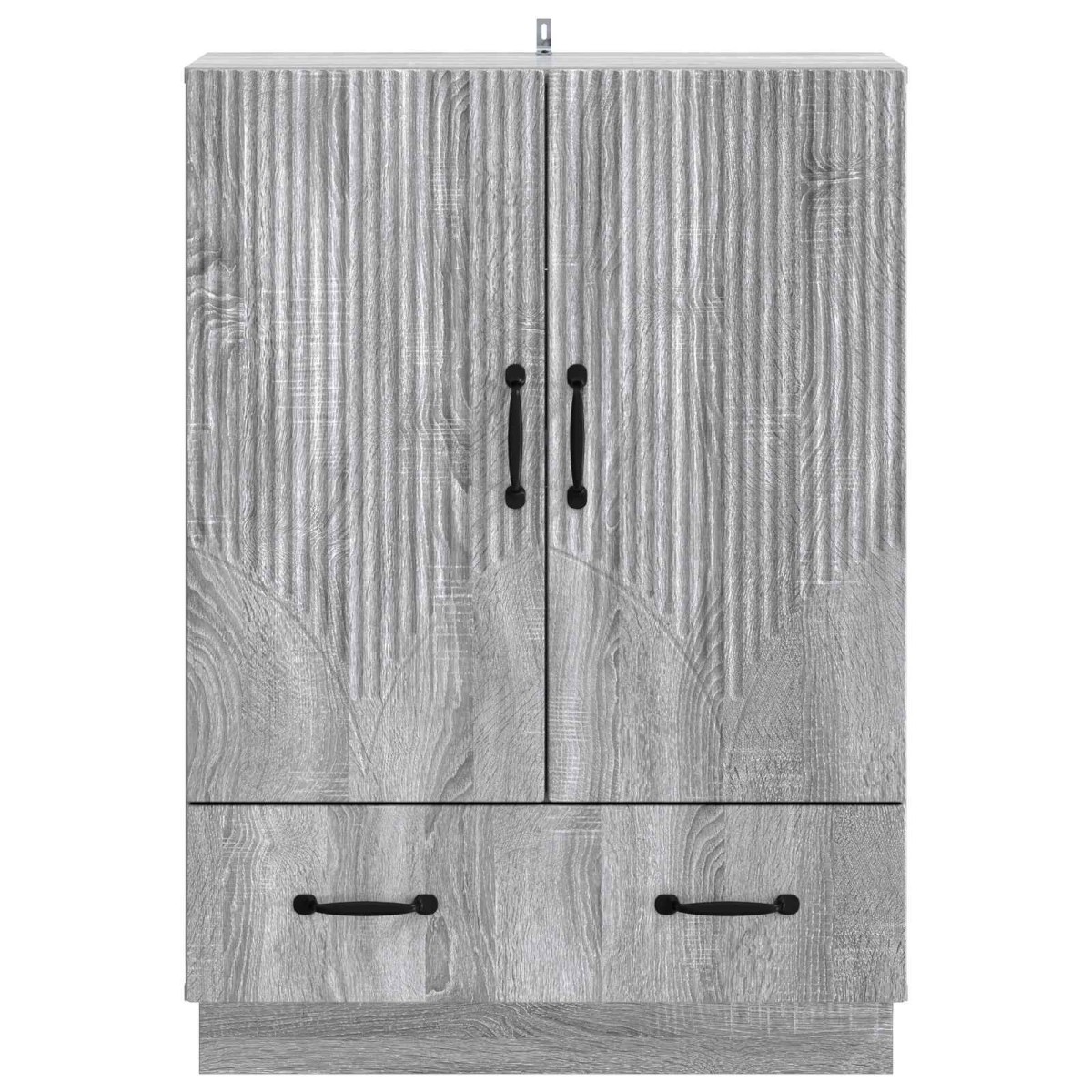 vidaXL Πλαϊνό γραφείο με συρτάρι Γκρι Sonoma 66 x 34,5 x 92 εκ.