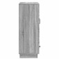 vidaXL Πλαϊνό γραφείο με συρτάρι Γκρι Sonoma 66 x 34,5 x 92 εκ.