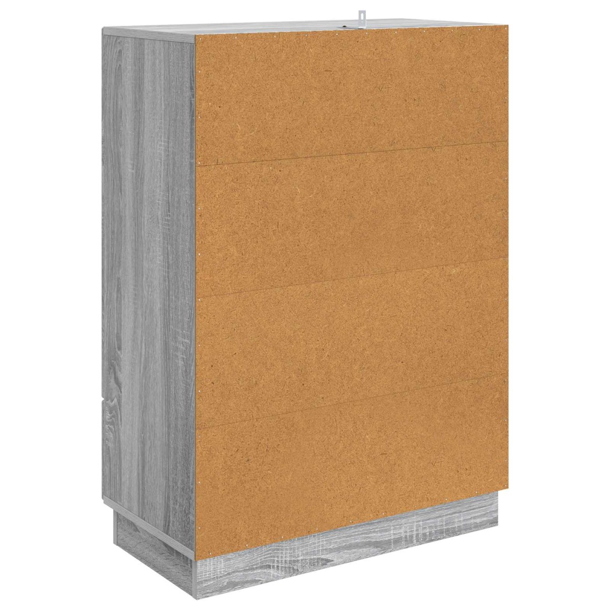 vidaXL Πλαϊνό γραφείο με συρτάρι Γκρι Sonoma 66 x 34,5 x 92 εκ.