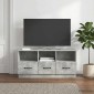 vidaXL Ντουλάπι TV με συρτάρι Γκρι Σκυροδέματος 102 x 34,5 x 47 εκ