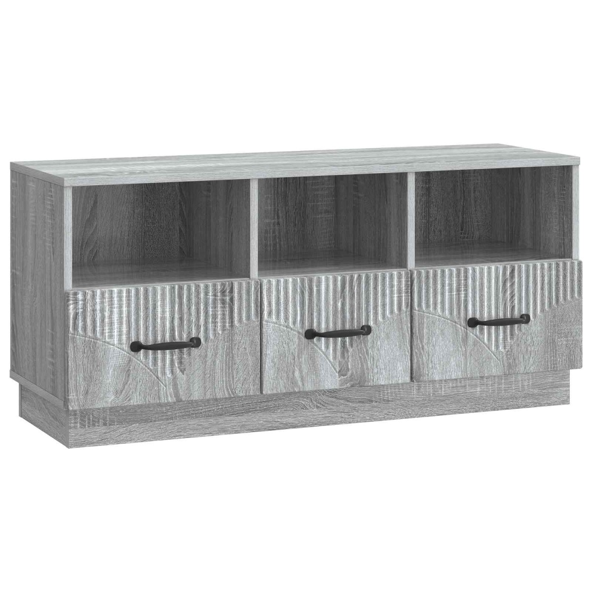vidaXL Ντουλάπι TV Γκρι Sonoma 102 x 34,5 x 47 εκ Επεξεργασμένο Ξύλο