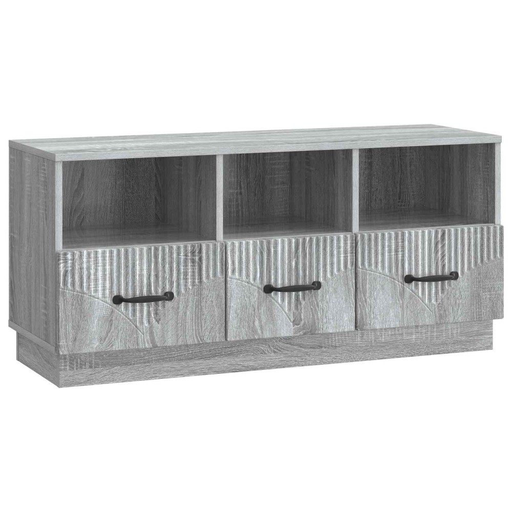 vidaXL Ντουλάπι TV Γκρι Sonoma 102 x 34,5 x 47 εκ Επεξεργασμένο Ξύλο