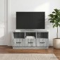 vidaXL Ντουλάπι TV Γκρι Sonoma 102 x 34,5 x 47 εκ Επεξεργασμένο Ξύλο