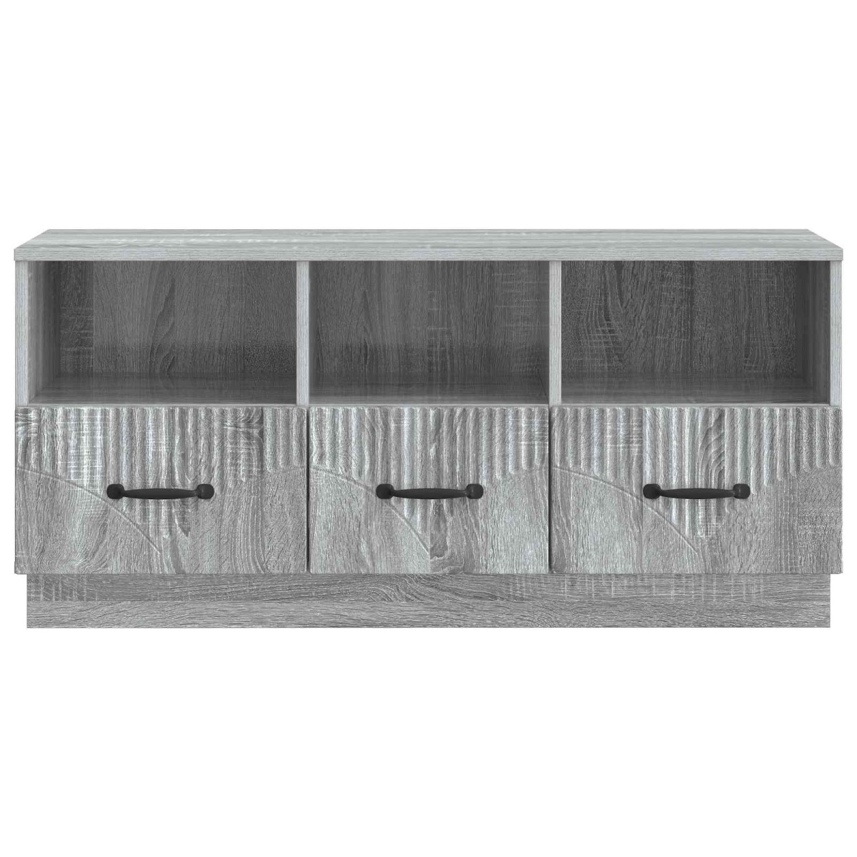 vidaXL Ντουλάπι TV Γκρι Sonoma 102 x 34,5 x 47 εκ Επεξεργασμένο Ξύλο