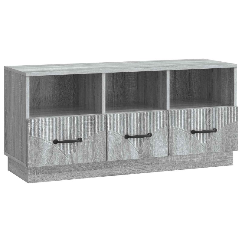 vidaXL Ντουλάπι TV Γκρι Sonoma 102 x 34,5 x 47 εκ Επεξεργασμένο Ξύλο