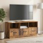 vidaXL Ντουλάπι TV με συρτάρι Παλαιωμένο ξύλο 102 x 34,5 x 47 εκ