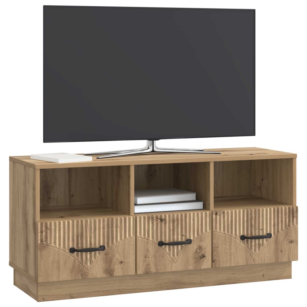 vidaXL Ντουλάπι TV 102 x 34,5 x 47 εκ Artisan Δρυς Επεξεργασμένο Ξύλο