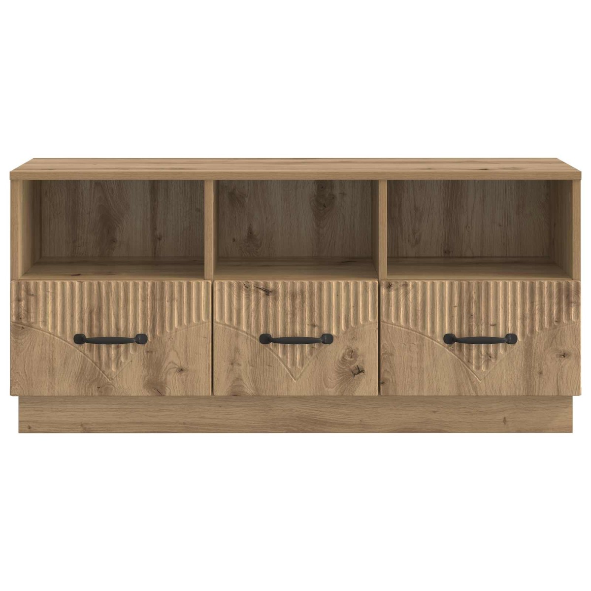 vidaXL Ντουλάπι TV 102 x 34,5 x 47 εκ Artisan Δρυς Επεξεργασμένο Ξύλο