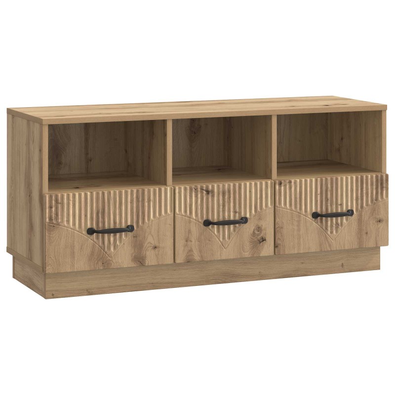 vidaXL Ντουλάπι TV 102 x 34,5 x 47 εκ Artisan Δρυς Επεξεργασμένο Ξύλο