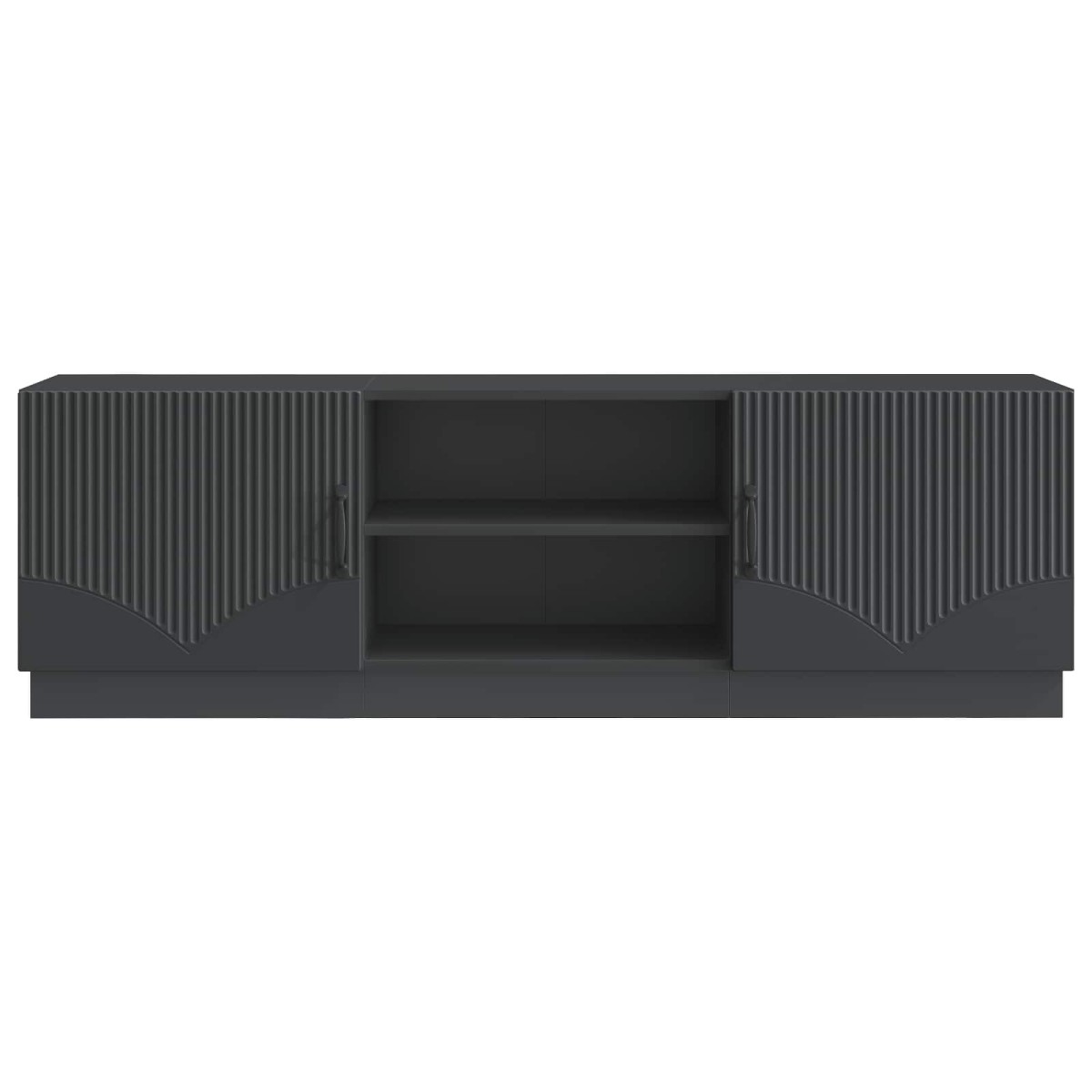 vidaXL Ντουλάπι TV Μαύρο 150 x 31 x 47 εκ Επεξεργασμένο Ξύλο