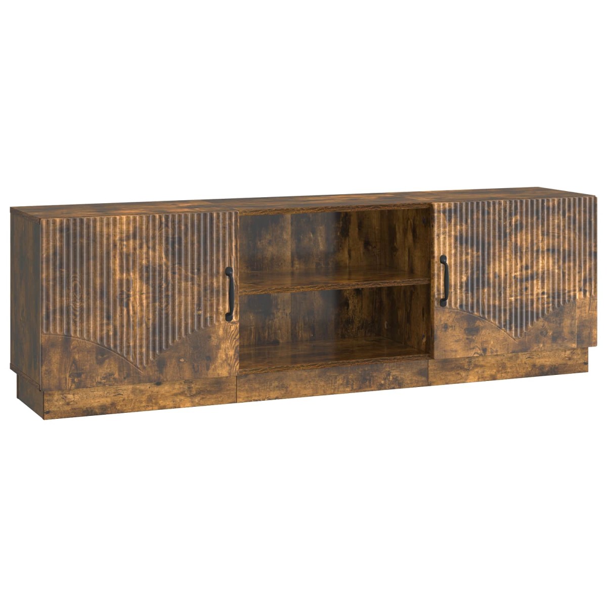 vidaXL Ντουλάπι TV Καπνισμένο Ξύλο Δρυός 150 x 31 x 47 εκ