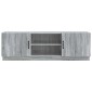 vidaXL Ντουλάπι TV Γκρι Sonoma 150 x 31 x 47 εκ Επεξεργασμένο Ξύλο
