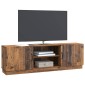 vidaXL Ντουλάπι TV Παλαιωμένο ξύλο 150 x 31 x 47 εκ Επεξεργασμένο Ξύλο