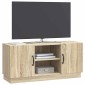vidaXL Ντουλάπι TV Sonoma Δρυς 102 x 34,5 x 47 εκ Επεξεργασμένο Ξύλο