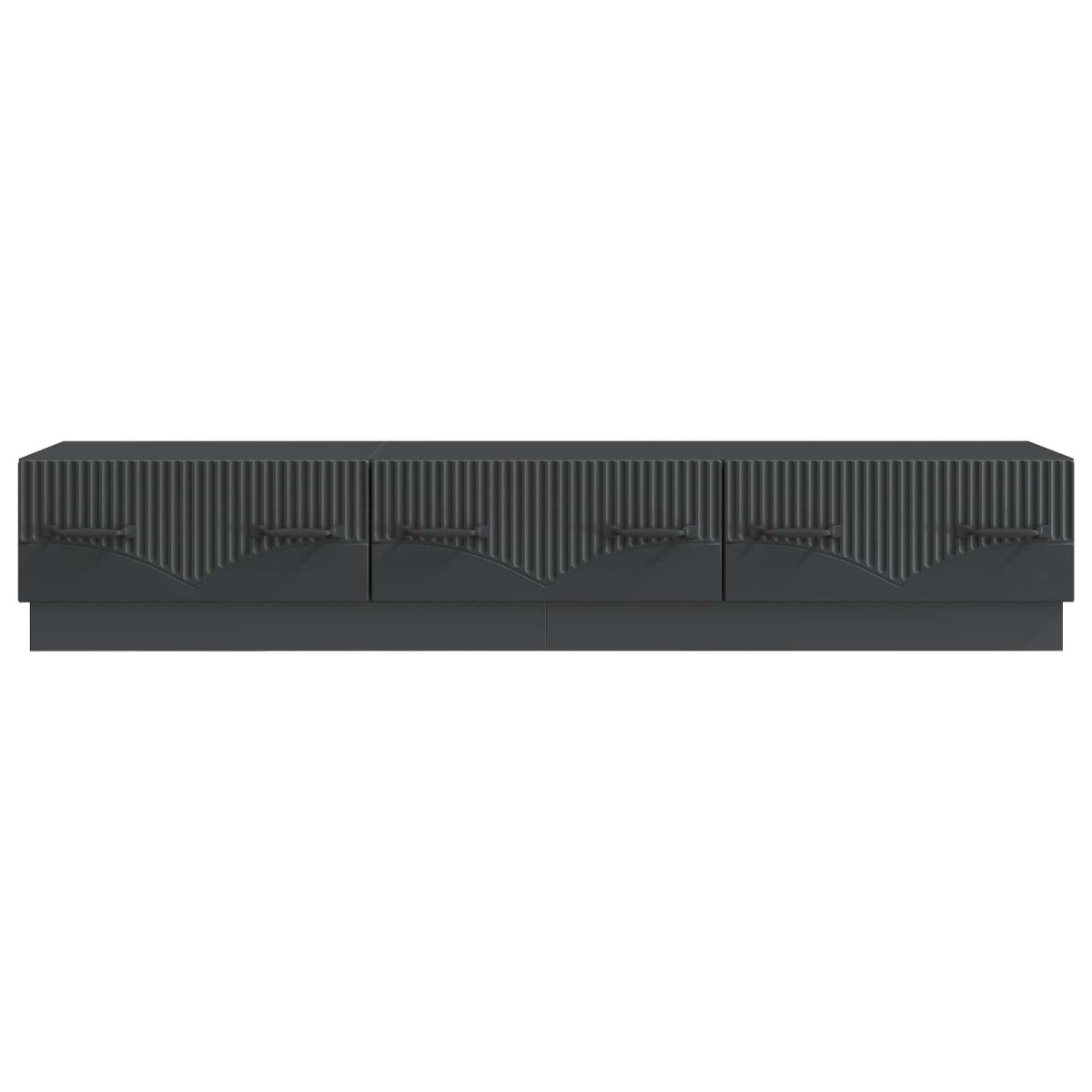 vidaXL Ντουλάπι TV Μαύρο 147 x 34,5 x 27 εκ Επεξεργασμένο Ξύλο