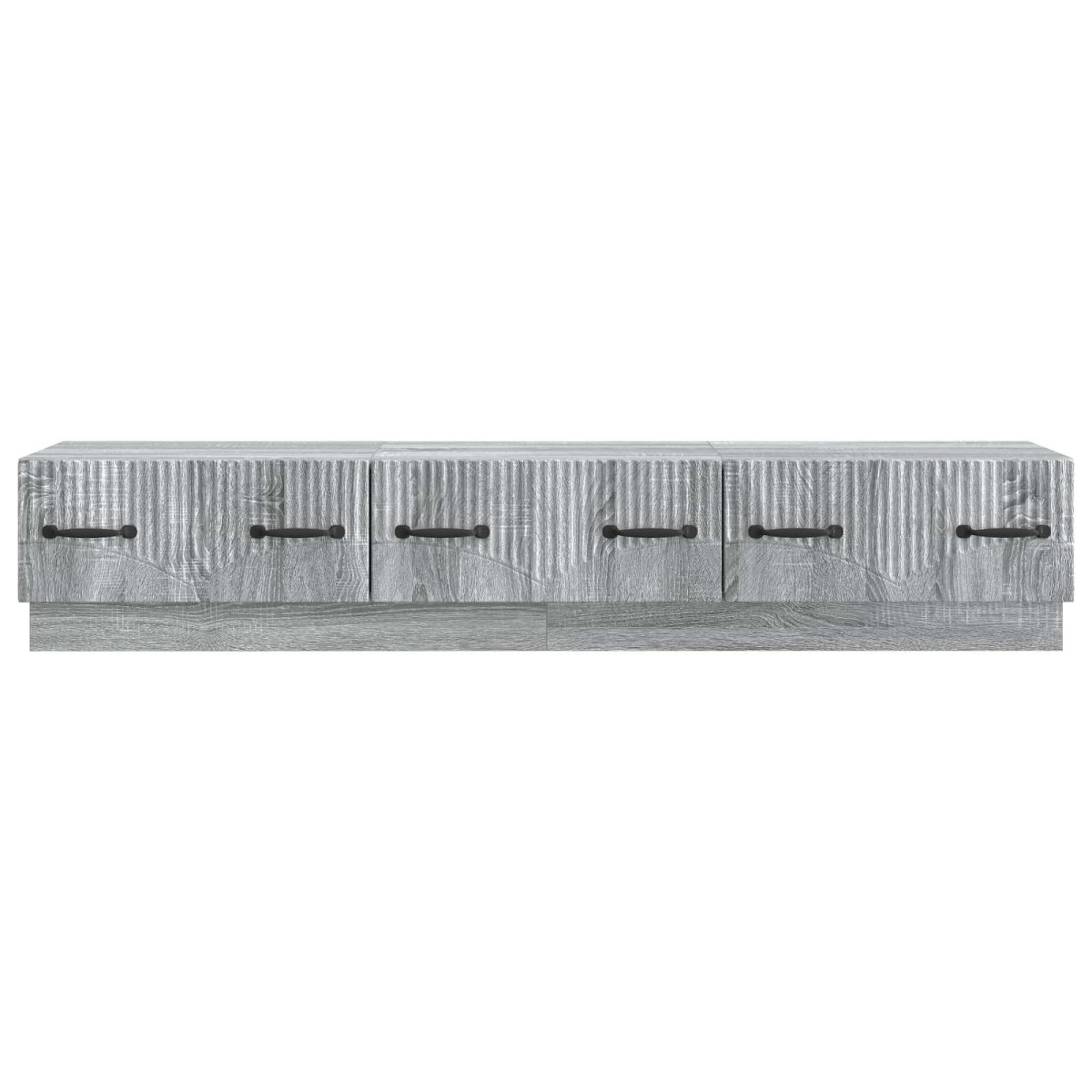 vidaXL Ντουλάπι TV Γκρι Sonoma 147 x 34,5 x 27 εκ Επεξεργασμένο Ξύλο