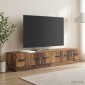 vidaXL Ντουλάπι TV με συρτάρι Παλαιωμένο ξύλο 147 x 34,5 x 27 εκ