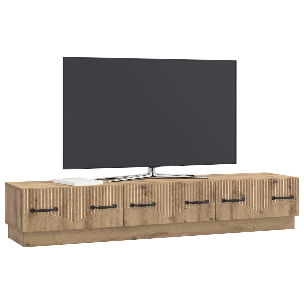vidaXL Ντουλάπι TV 147 x 34,5 x 27 εκ Artisan Δρυς Επεξεργασμένο Ξύλο