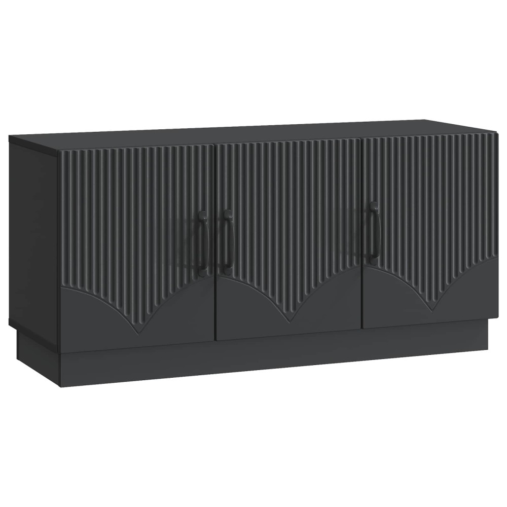 vidaXL Ντουλάπι TV Μαύρο 99 x 34,5 x 47 εκ Επεξεργασμένο Ξύλο