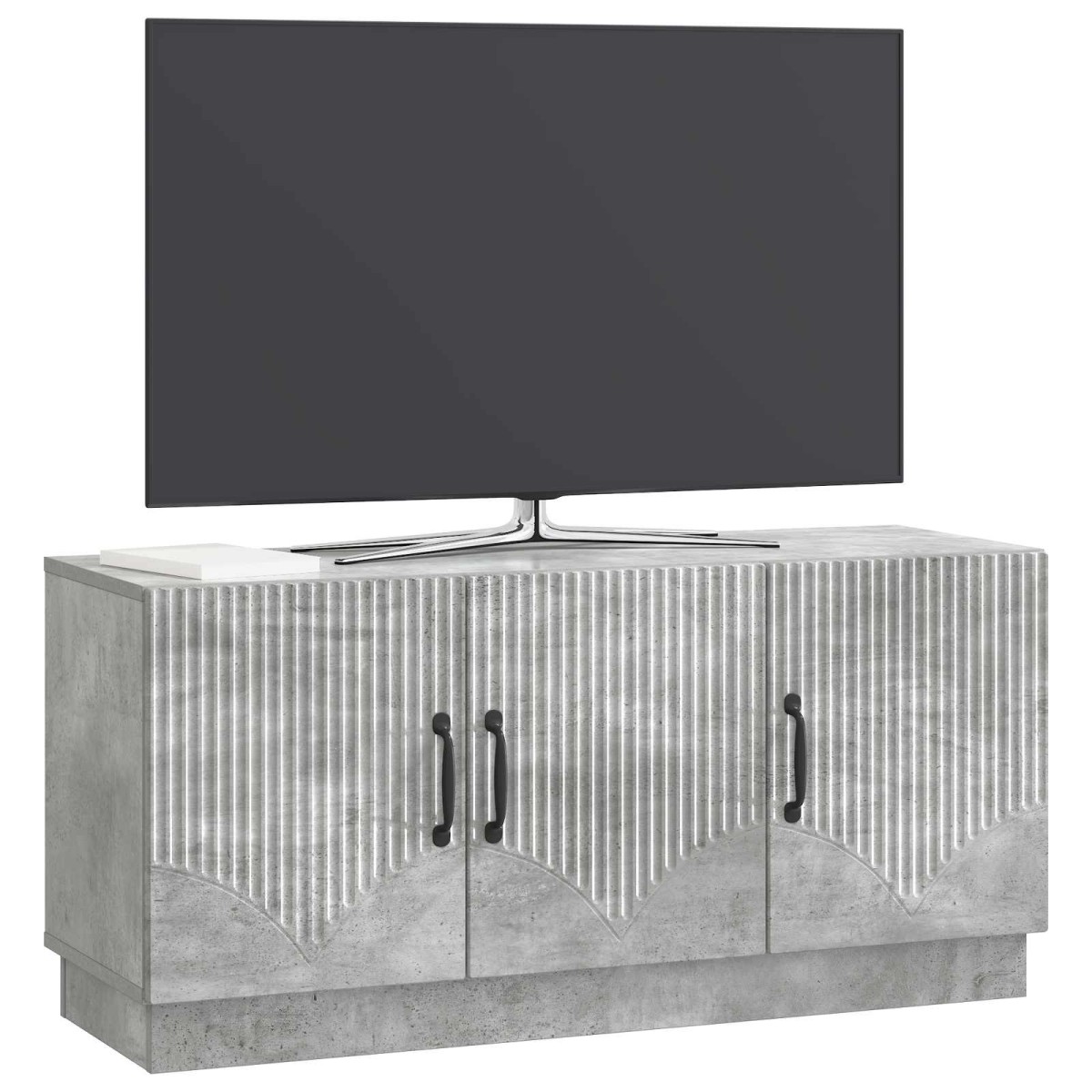 vidaXL Ντουλάπι TV Γκρι Σκυροδέματος 99 x 34,5 x 47 εκ