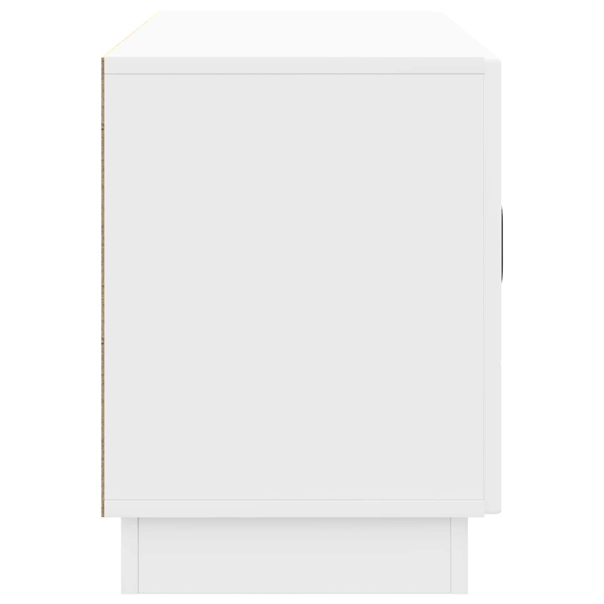 vidaXL Ντουλάπι TV Γυαλιστερό Λευκό 99 x 34,5 x 47 εκ