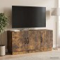 vidaXL Ντουλάπι TV Καπνισμένο Ξύλο Δρυός 99 x 34,5 x 47 εκ