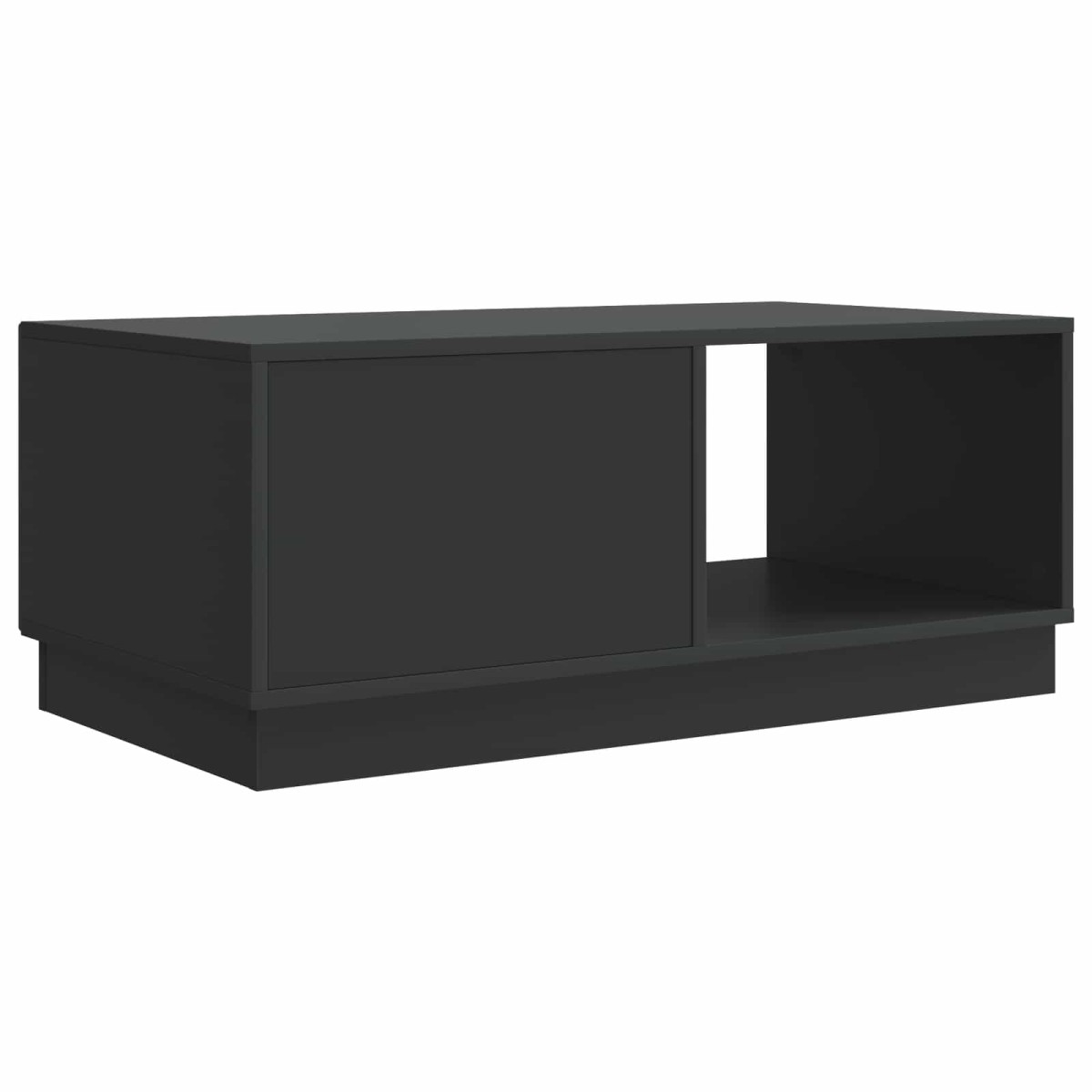 vidaXL Τραπεζάκι σαλονιού Μαύρο 90 x 50 x 37 εκ Επεξεργασμένο Ξύλο