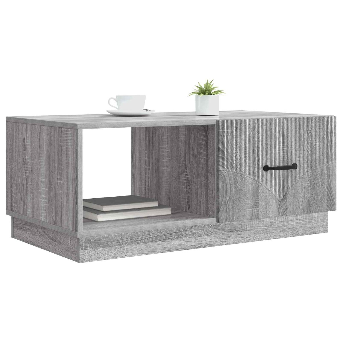 vidaXL Τραπεζάκι σαλονιού Γκρι Sonoma 90 x 50 x 37 εκ