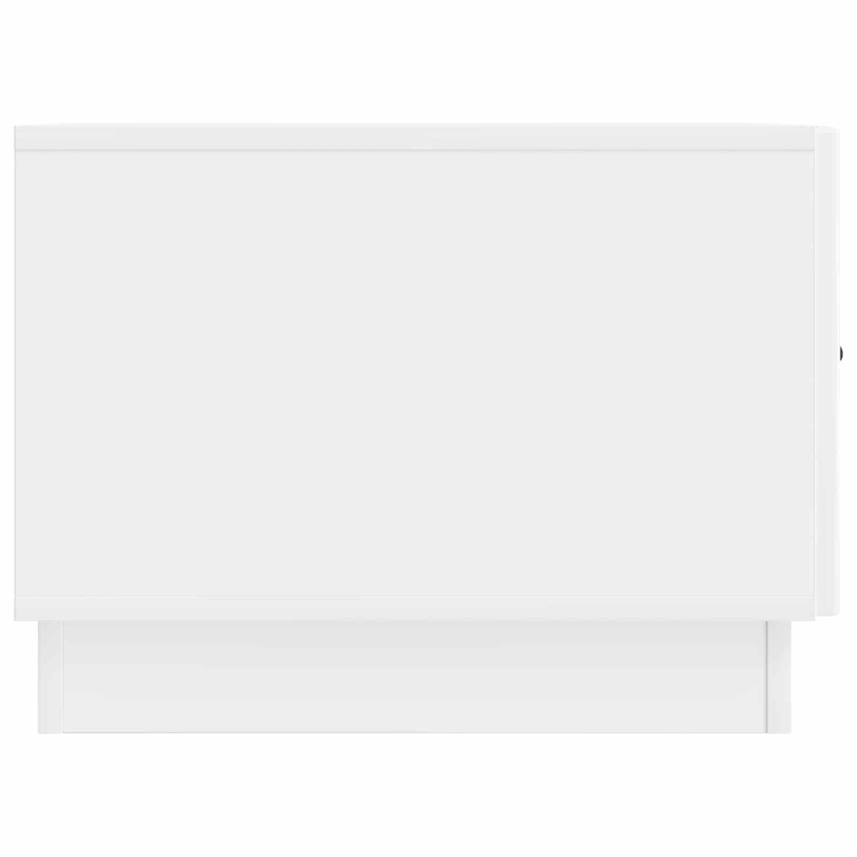 vidaXL Τραπεζάκι σαλονιού Γυαλιστερό Λευκό 49 x 50 x 37 εκ.