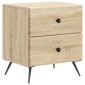 vidaXL Κομοδίνο Sonoma Δρυς 43 x 34,5 x 47,5 εκ Επεξεργασμένο Ξύλο